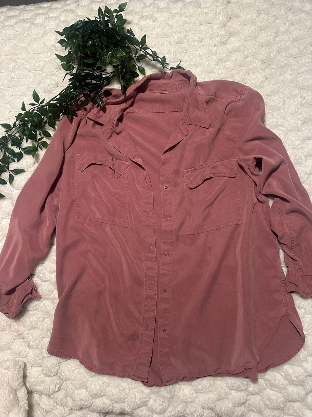 Babaton Women's Button-Down Shirt in Dusty Rose